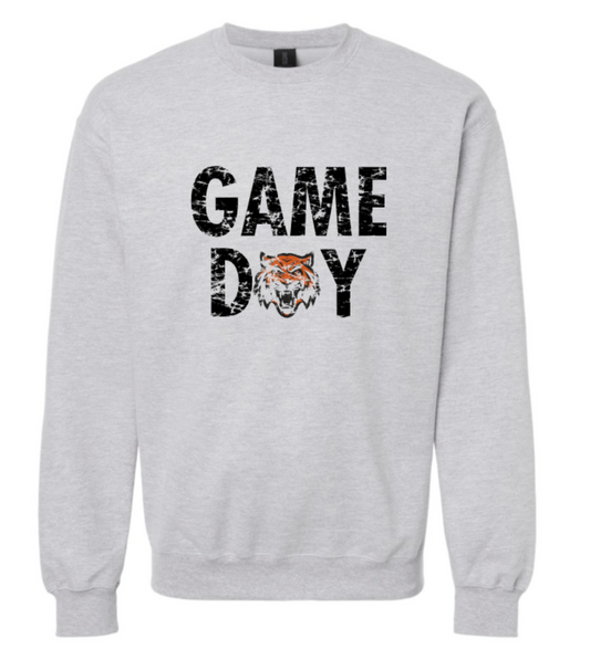 Tiger Game Day Adult & Youth Crewneck & Hoodie Sweatshirt