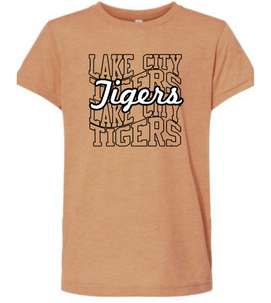 Lake City Tigers Repeat Adult & Youth Short Sleeve Tee